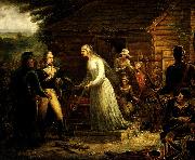 John Blake White Motte Directing Generals Marion and Lee to Burn Her Mansion oil painting artist